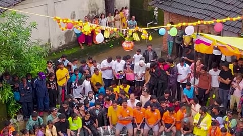 How the Kurdus village in Maharashtra celebrates the Dahi- Handi tradition over water