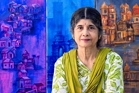 Shailaja S. Kamat debut exhibition at Jehangir Art Gallery