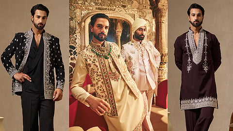 Modern grooms embrace refined luxury
