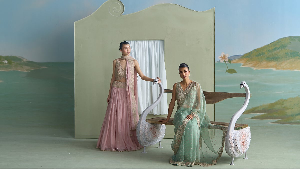 Powdery pastels and mul chanderi magic: Inside Priyanka Gupta's breezy new festive collection