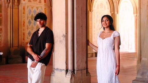 Tejas Mahabaleshwarkar and Ananya in a still from Telusa