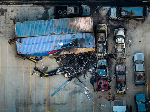 Los Angeles news helicopter crash leaves three people dead