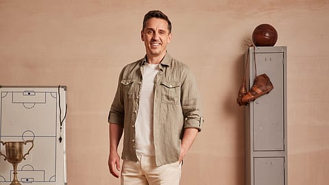 Gary Neville as the face of Hawes & Curtis