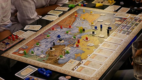 A Representative image of people playing a board game