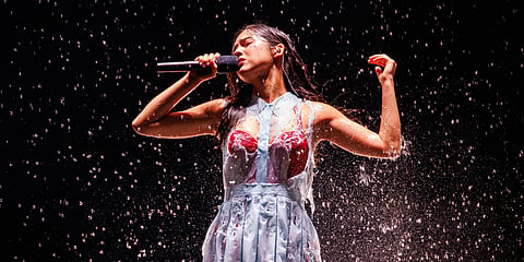 How Olivia Rodrigo’s Dissolving Rain Dress Works: Inside The Unraveled Tour’s Seasonal Magic