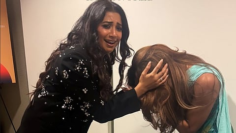 Lara Raj meets Shreya Ghoshal at the Recording Academy headquarters
