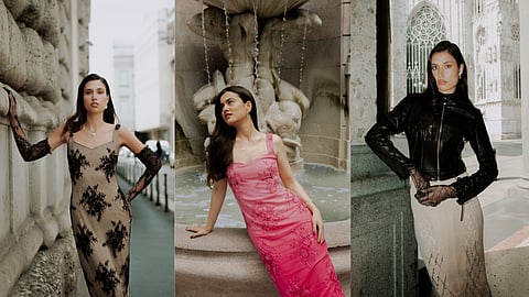 A debut collection that turns chiaroscuro into couture