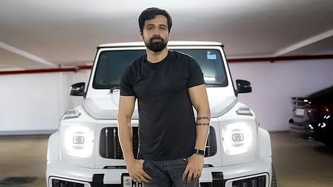 Emram Hashmi with his new Mercedes