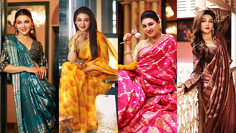 Jaya Ahsan in Avishek Naiya’s Sharod Arpan: Four sustainable looks for Durga Puja