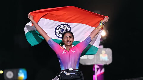 The 20-year-old Mumbai athlete conquers the gruelling challenge 