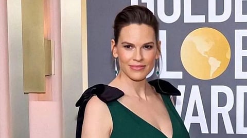 Hilary Swank announces pregnancy in the coolest way possible 