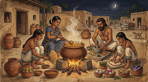 Traces of aubergine, ginger, turmeric and salt found at Farmana offer a glimpse into the ancient cooking traditions