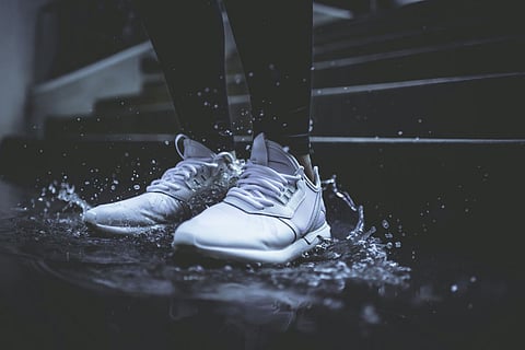 Wet shoes, sorted