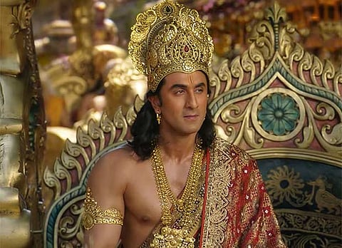 Ranbir Kapoor portrays Ram in the upcoming Ramayana.