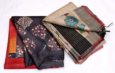 Designer Vasu Manoj explores Rajasthani block prints in saris