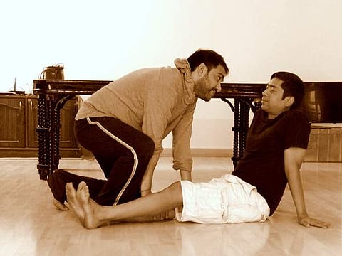 A still from the play