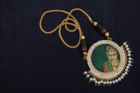 Onam-inspired necklace to go with your sadhya?