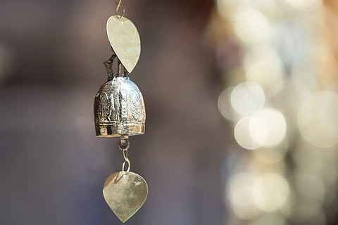 Cleanse negative chi with metal objects like bells or cymbals