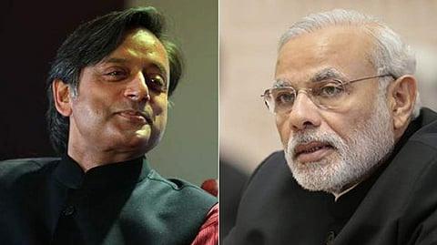 Shashi Tharoor, Narendra Modi
