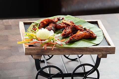 Spicy prawns