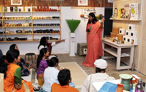 A wellness workshop in progress