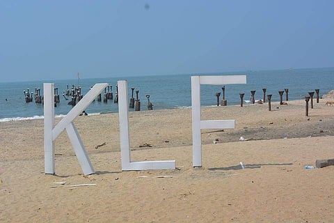 Kerala Lit Fest  at Kozhikode Beach