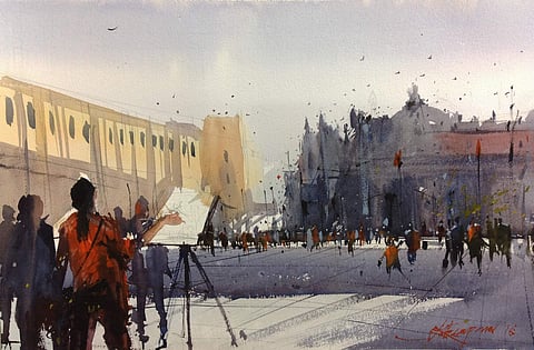 Watercolouring