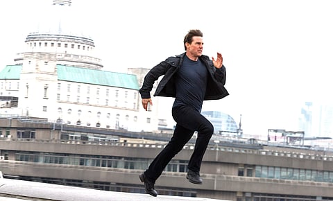 Tom Cruise in a chase sequence from Fallout