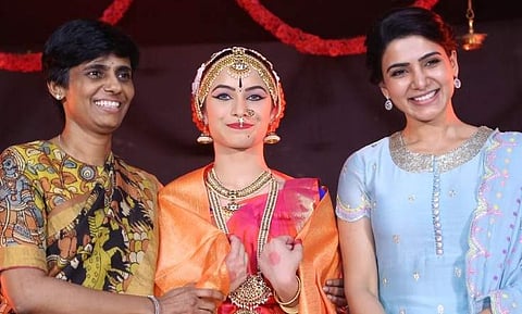 Samantha with Divya