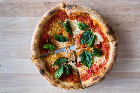 Sourdough pizza