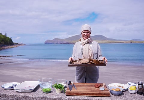 A still from Rachel’s Coastal Cooking 