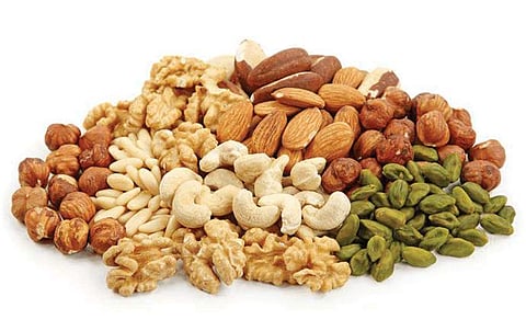 Pop in dry fruits