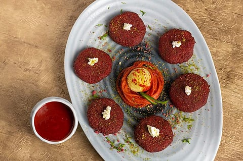 Beetroot and Cream Cheese Cakes