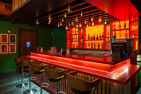 Interiors at English Tavern