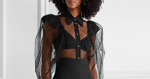 Tulle takes centrestage, thanks to design houses like Fendi and Khaite