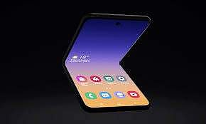 A picture of the rumoured Samsung foldable phone.Source: Internet