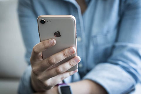 iPhone user