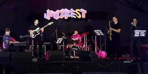 Lithianian jazz band Dainius Pulauskas swept jazz lovers off their feet with their groovy compositions