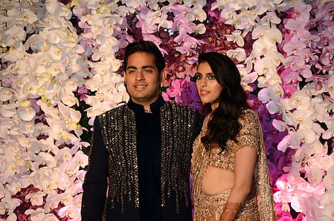 Akash and Shloka Ambani's wedding reception