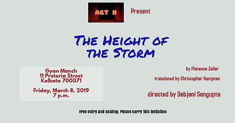The Height of the Storm will be staged at Gyan Manch