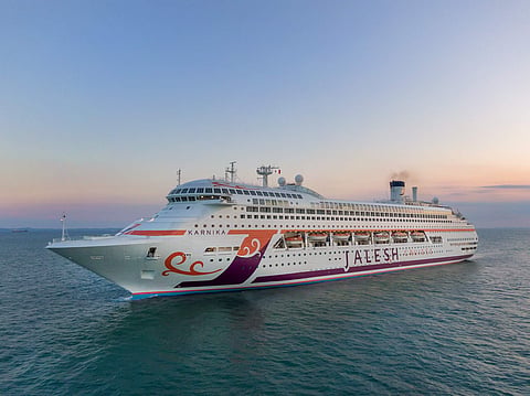 The majestic 14-deck Karnika by Jalesh Cruises