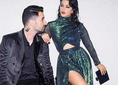 Sunny Leone with husband Daniel Weber