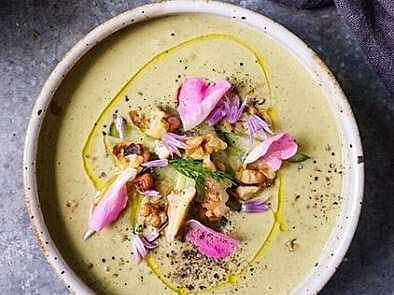 Mango Avocado Chamomile Cold Soup