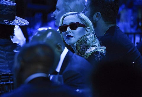 Madonna attends the 30th annual GLAAD Media Awards at the New York Hilton Midtown on Saturday, May 4, 2019, in New York. (Photo by Evan Agostini/Invision/AP)