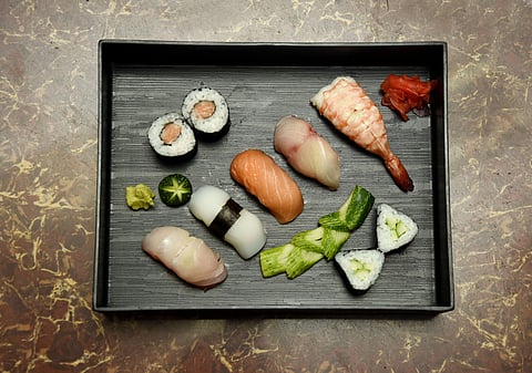 Sushi platter