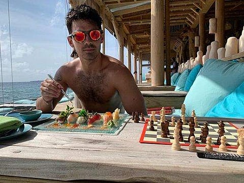 Joe Jonas. Pictures Instagrammed by joejonas and sophiet