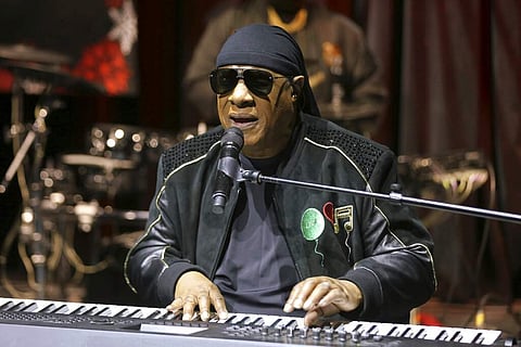 2018 file photo: Stevie Wonder performs live in Los Angeles (Photo by Willy Sanjuan/Invision/AP)