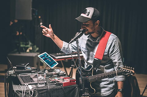 Uddipan Sarmah from Aswekeepsearching performing live solo