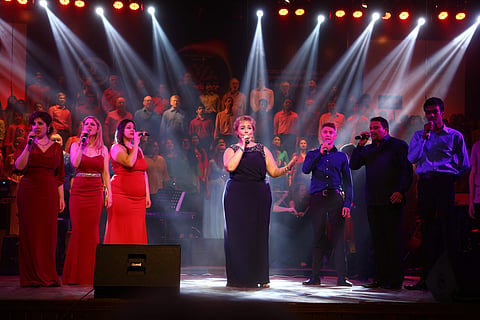 Toccata on stage