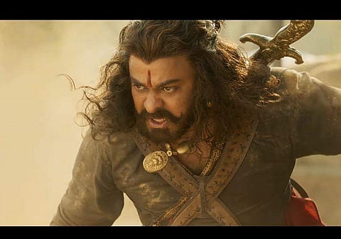 Chiranjeevi in Sye Raa Narasimha Reddy trailer